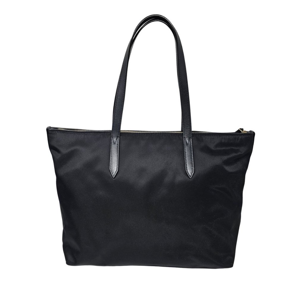 Jimmy Choo Larelle Appliquéd Shell Large Tote in Black - Picture 2 of 9